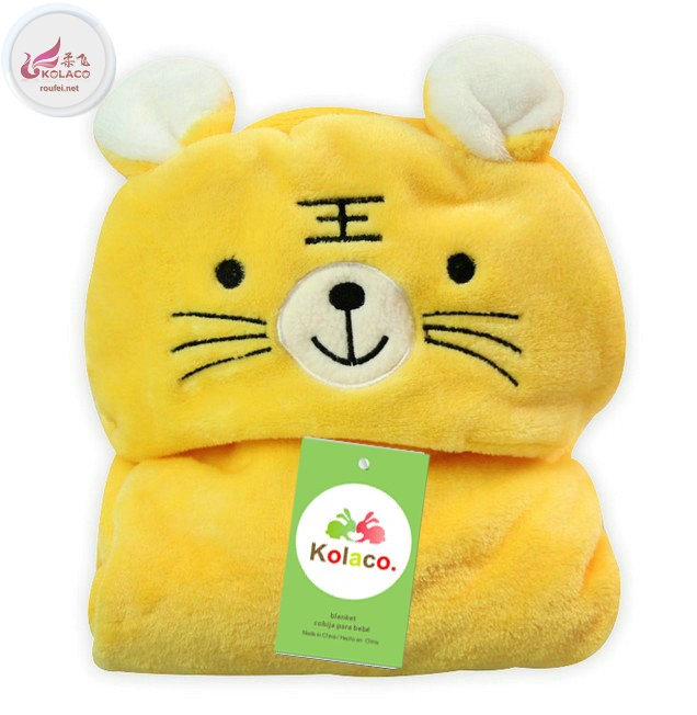 Super Soft Flannel Fleece Embroidery Customized baby blanket sheep