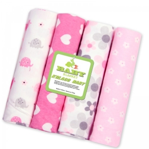 100% Cotton Flannel Baby Swaddles Soft N
