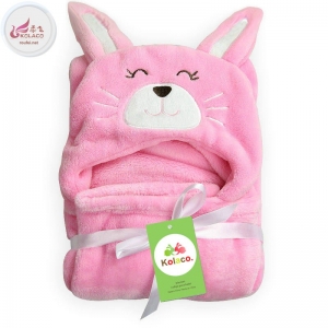 Flannel blankets Cartoon cloaks Baby cap