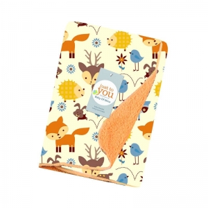 Print polar fleece blanket mink baby bla