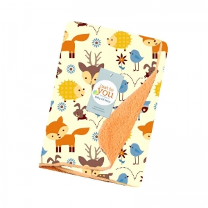 Print polar fleece blanket mink baby bla