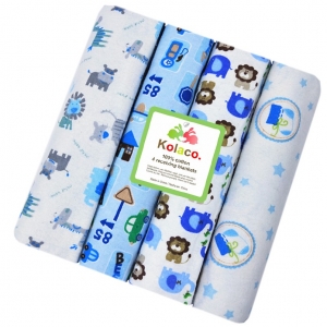  100%cotton flannel swaddling receiving 