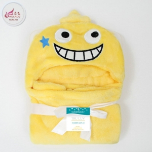 3D monogrammed kids blankets newborn swa