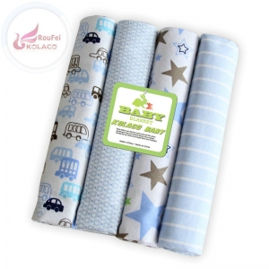 pack flannel swaddle wrap newborn infant