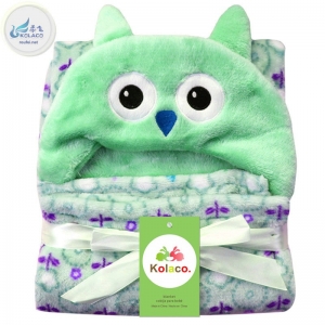 Flannel blankets Cartoon cloaks Baby cap