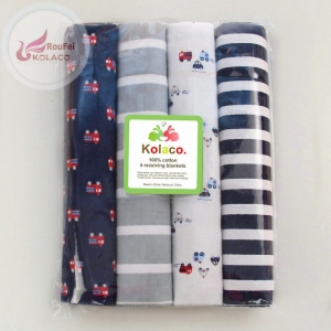 Unisex cotton flannel baby receivingflan