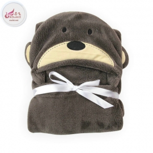 Flannel blankets Cartoon cloaks Baby cap